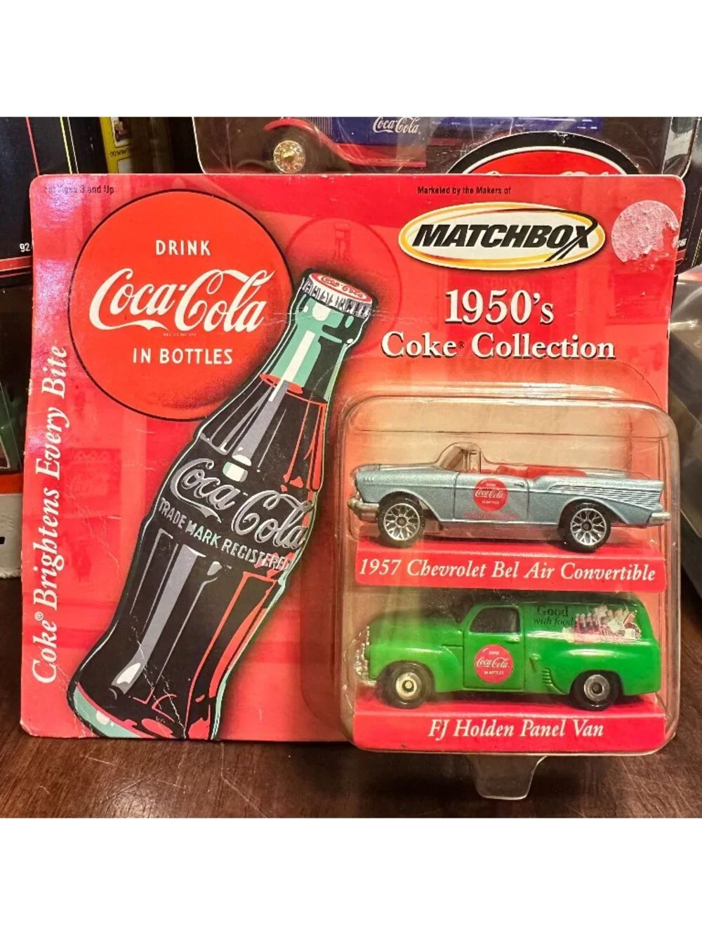 Matchbox 1950s Coca-Cola Coke Collection Die-Cast 1957 Chevrolet Bel Air Convert